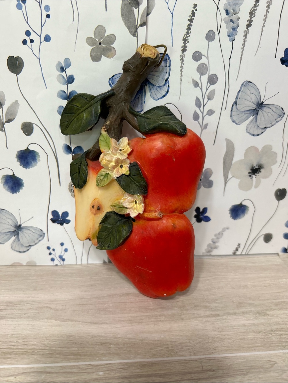 Apple Wall Plaque Country Kitchen Farmhouse Fruit Decor